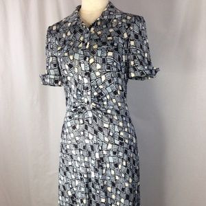 Diane Von Furstenberg Silk Dress Size 10